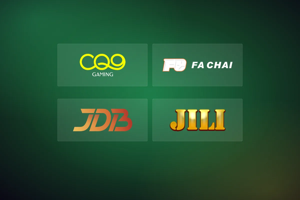 CQ9, FA CHAI, JDB and JILI studio marks