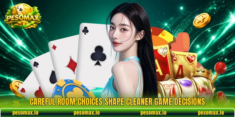 Careful room choices shape cleaner game decisions Careful room choices shape cleaner game decisions