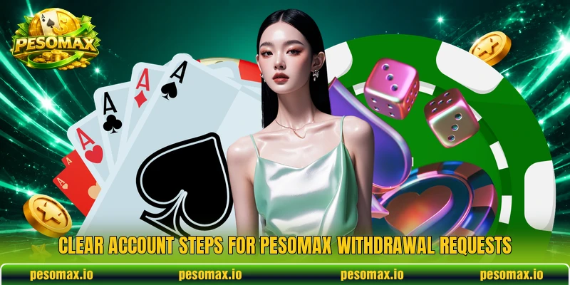 Clear account steps for PESOMAX withdrawal requests
