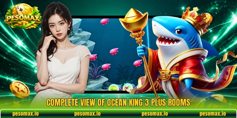 Complete view of Ocean King 3 Plus rooms Complete view of Ocean King 3 Plus rooms