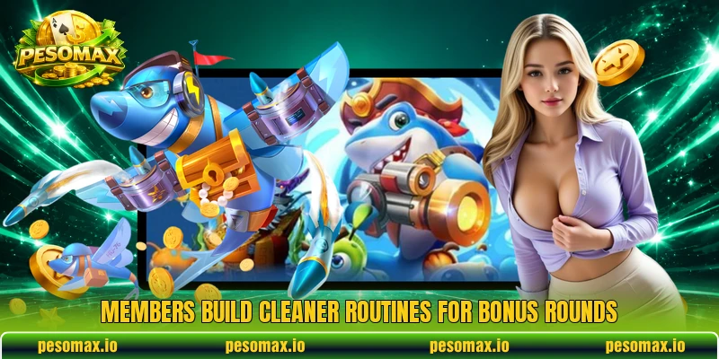 Members build cleaner routines for bonus rounds