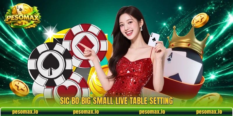Sic Bo Big Small Live table setting Sic Bo Big Small Live table setting