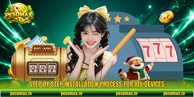 Step by step installation process for iOS devices